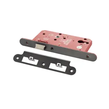 Click Here To Enlarge This Photo Of Atlantic - ALKDINRL60MBN DIN &lpar;Radius&rpar; Latch 60mm Backset - Matt Gun Metal