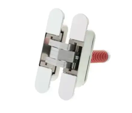 Click Here To Enlarge This Photo Of AGBH32SHDPN - AGB Eclipse 3&period;2 Heavy Duty Self-Close Concealed Hinge for 60kg door - Polished Nickel