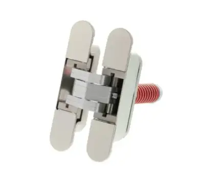 Click Here To Enlarge This Photo Of AGBH32SHDSN - AGB Eclipse 3&period;2 Heavy Duty Self-Close Concealed Hinge for 60kg door - Satin Nickel