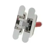 AGBH32SHDWH - AGB Eclipse 3&period;2 Heavy Duty Self-Close Concealed Hinge for 60kg door - White