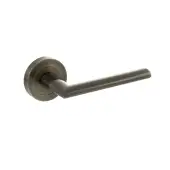 Atlantic - S43RAB STATUS 'Alabama' Lever on Round Rose &ndash; Antique Brass
