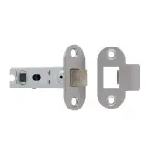 BTL30SSS&sol;R Carlisle Brass Eurospec 76mm CE Tubular Mortice Latch &lpar;Radius&rpar; Satin Stainless Steel