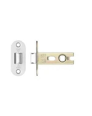 Click Here To Enlarge This Photo Of PRTL64FD-R-SSS - Zoo Hardware Project CE Fire Rated Tubular Latch 64mm &lpar;Radius Forend&rpar; Satin Stainless Steel