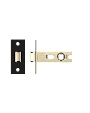 Click Here To Enlarge This Photo Of PRTL64FD-S-PCB - Zoo Hardware Project CE Fire Rated Tubular Latch 64mm &lpar;Square Forend&rpar; Powder Coated Black