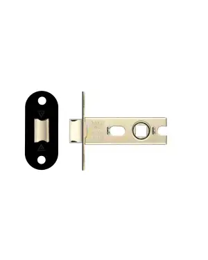 Click Here To Enlarge This Photo Of PRTL76FD-R-PCB - Zoo Hardware Project CE Fire Rated Tubular Latch 76mm &lpar;Radius Forend&rpar; Powder Coated Black