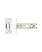 PRTL76FD-S-SSS - Zoo Hardware Project CE Fire Rated Tubular Latch 76mm &lpar;Square Forend&rpar; Satin Stainless Steel