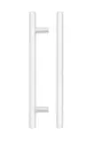 TDFPT-128-188MW - Zoo Hardware T Bar Cabinet Handle 128mm c&sol;c &lpar;188mm Overall Length&rpar; Matt White Finish
