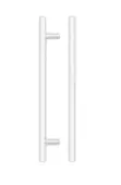 TDFPT-160-220MW - Zoo Hardware T Bar Cabinet Handle 160mm c&sol;c &lpar;220mm Overall Length&rpar; Matt White Finish