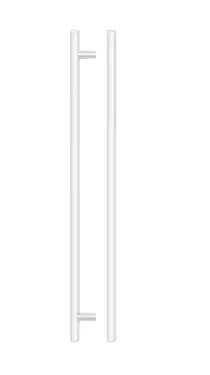 Click Here To Enlarge This Photo Of TDFPT-320-380MW - Zoo Hardware T Bar Cabinet Handle 320mm c&sol;c &lpar;380mm Overall Length&rpar; Matt White Finish