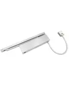 VDC-EMT03-HO&sol;SF-SQ-SE - Zoo Hardware Vier Electro Magnetic Overhead Door Closer &lpar;Hold Open&sol;Swing Free&rpar; Fixed Power Size 3 with Track Arm & Square Cover - Silver Finish
