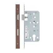 VDL7255-PVDBZ - Zoo Hardware Vier DIN Euro Sashlock 55mm Backset &lpar;72mm Centres&rpar; with 2pc Square Forend - PVD Bronze Finish