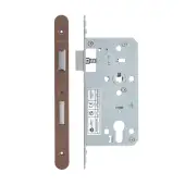 VDL7255-R-PVDBZ - Zoo Hardware Vier DIN Euro Sashlock 55mm Backset &lpar;72mm Centres&rpar; with 2pc Radius Forend - PVD Bronze Finish