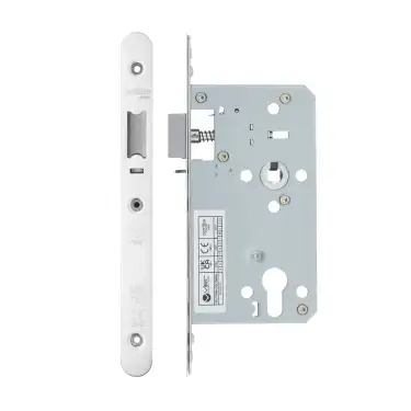 Click Here To Enlarge This Photo Of VDL7260-NL-R-PSS - Zoo Hardware Vier DIN Nightlatch 60mm Backset &lpar;72mm Centres&rpar; with 2pc Radius Forend - Polished Stainless Steel Finish