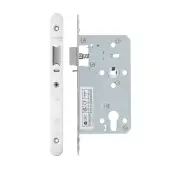 VDL7260-NL-R-PSS - Zoo Hardware Vier DIN Nightlatch 60mm Backset &lpar;72mm Centres&rpar; with 2pc Radius Forend - Polished Stainless Steel Finish