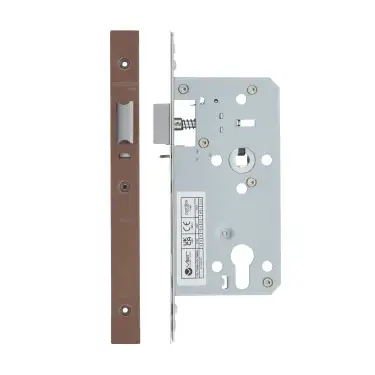 Click Here To Enlarge This Photo Of VDL7260-NL-R-PVDBZ - Zoo Hardware Vier DIN Nightlatch 60mm Backset &lpar;72mm Centres&rpar; with 2pc Radius Forend - PVD Bronze Finish