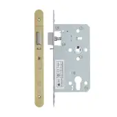 VDL7260-NL-R-PVDSB - Zoo Hardware Vier DIN Nightlatch 60mm Backset &lpar;72mm Centres&rpar; with 2pc Radius Forend - PVD Satin Brass Finish