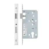 VDL7260-PSS - Zoo Hardware Vier DIN Euro Sashlock 60mm Backset &lpar;72mm Centres&rpar; with 2pc Square Forend - Polished Stainless Steel Finish