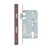 VDL7260-PVDBZ - Zoo Hardware Vier DIN Euro Sashlock 60mm Backset &lpar;72mm Centres&rpar; with 2pc Square Forend - PVD Bronze Finish