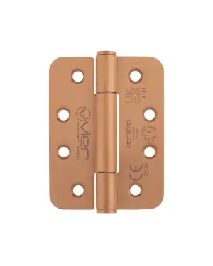 Click Here To Enlarge This Photo Of VHC243RPVDBZ - Zoo Hardware Vier Grade 14 Concealed Bearing Hinges &lpar;Radius&rpar; 102 x 76 x 3mm - PVD Bronze