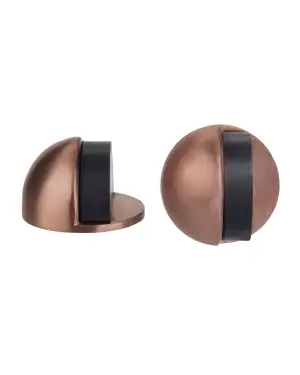 Click Here To Enlarge This Photo Of ZAS06-PVDBZ - Zoo Hardware Oval Floor Mounted Door Stop 45mm &lpar;Concealed Fix&rpar; PVD Bronze Finish