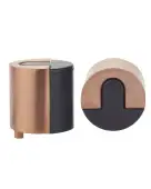 ZAS86-TRG - Zoo Hardware Large Round Floor Mounted Door Stop &lpar;40mm dia&rpar; Tuscan Rose Gold