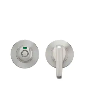 Click Here To Enlarge This Photo Of ZCS006ISS-HEX - Zoo Hardware Disabled DDA Turn and HEX Release with Indicator &lpar;Grade 304&rpar; Satin Stainless Steel