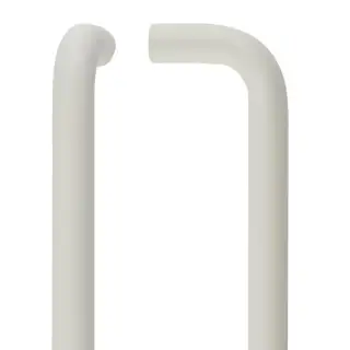 ZCSD300-PCW - Zoo Hardware 300mm x 19mm Bolt Through 'D' Pull Handle &lpar;Grade 304&rpar; Powder Coated White