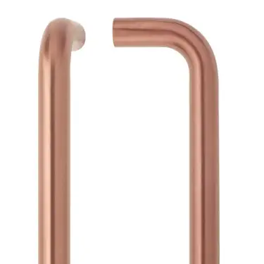 Click Here To Enlarge This Photo Of ZCSD300-PVDBZ - Zoo Hardware 300mm x 19mm Bolt Through 'D' Pull Handle &lpar;Grade 304&rpar; PVD Bronze