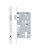 ZDL7260ESC-R-PCW - Zoo Hardware Din Escape Sashlock - 72mm Centres - 60mm Backset &lpar;Radius&rpar; Powder Coated White Finish