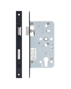 Click Here To Enlarge This Photo Of ZDL7260ESC-S-PCB - Zoo Hardware Din Escape Sashlock - 72mm Centres - 60mm Backset &lpar;Square&rpar; Powder Coated Black Finish