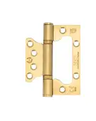 ZHSSFH-243S-PVDSB - Zoo Hardware Grade 11 CE Fire Rated Flush &sol; Interleaf Hinges - PVD Satin Brass