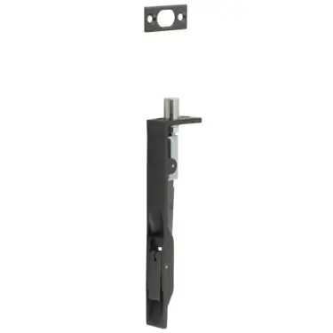 Click Here To Enlarge This Photo Of JSS50DB Frelan Hardware Dark Bronze &lpar;SS&rpar; Lever Action Flush Bolt 150mm x 20mm Square Forend