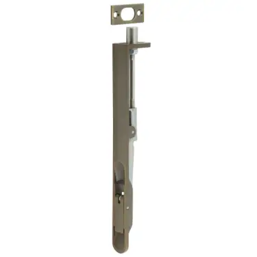 Click Here To Enlarge This Photo Of JSS51RAB Frelan Hardware Antique Brass &lpar;SS&rpar; Lever Action Flush Bolt 203mm x 20mm Radius Forend