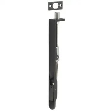 Click Here To Enlarge This Photo Of JSS51RDB Frelan Hardware Dark Bronze &lpar;SS&rpar; Lever Action Flush Bolt 203mm x 20mm Radius Forend