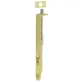 JSS51RSB Frelan Hardware Satin Brass &lpar;SS&rpar; Lever Action Flush Bolt 203mm x 20mm Radius Forend