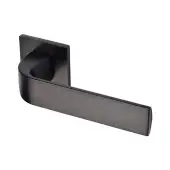 5M-2732-Q-153 M&period;Marcus Sorrento Lisbon Lever Set on Square Rose Matt Black