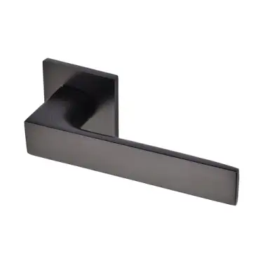 Click Here To Enlarge This Photo Of 5M-3950-Q-153 M&period;Marcus Sorrento Barcelona Lever Set on Square Rose Matt Black