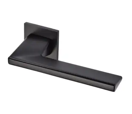 Click Here To Enlarge This Photo Of 5M-4140-Q-153 M&period;Marcus Sorrento Seville Lever Set on Square Rose Matt Black