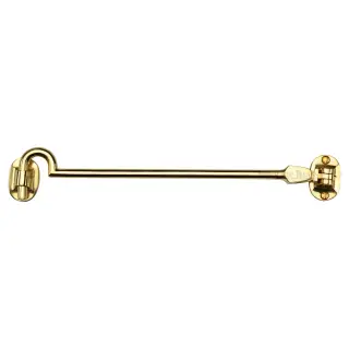 C1530 10-PB Heritage Brass Cabin Hook 10" Polished Chrome finish