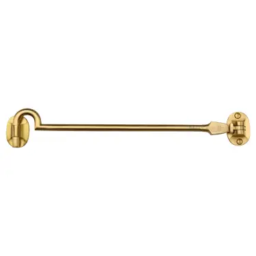 Click Here To Enlarge This Photo Of C1530 10-SB Heritage Brass Cabin Hook 10" Satin Brass finish