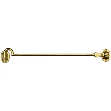 Click Here To Enlarge This Photo Of C1530 12-PB Heritage Brass Cabin Hook 12" Polished Chrome finish