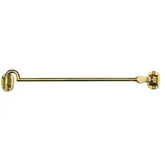 C1530 12-PB Heritage Brass Cabin Hook 12" Polished Chrome finish