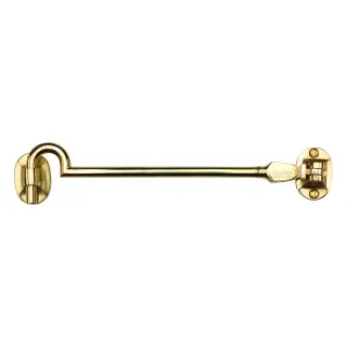 C1530 8-PB Heritage Brass Cabin Hook 8" Polished Brass finish