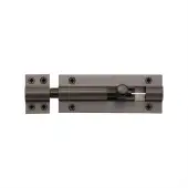 C1582 4-MB Heritage Brass Door Bolt Straight 4 x 1&period;25 Matt Bronze finish