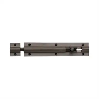 Click Here To Enlarge This Photo Of C1582 6-MB Heritage Brass Door Bolt Straight 6 x 1&period;25 Matt Bronze finish