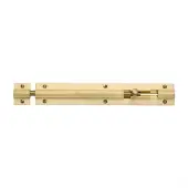 C1582 8-SB Heritage Brass Door Bolt Straight 8 x 1&period;25 Satin Brass finish