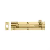 C1594 6-SB Heritage Brass Door Bolt Necked 6 x 1&period;5 Satin Brass finish