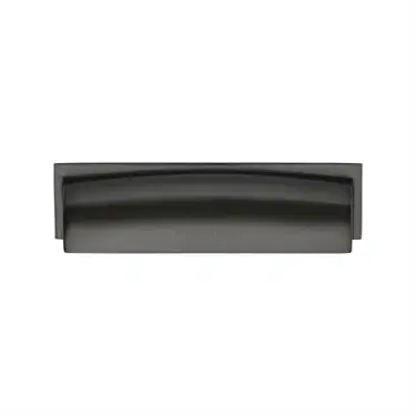 Click Here To Enlarge This Photo Of C2765 96-MB Heritage Brass Drawer Pull Shropshire Design 76&sol;96mm ctc Matt Bronze Finish