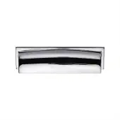 C2765 96-PC Heritage Brass Drawer Pull Shropshire Design 76&sol;96mm ctc Polished Chrome Finish