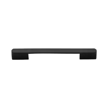 Click Here To Enlarge This Photo Of C3684 128&160BK Heritage Brass Cabinet Pull Bridge 128&160mm ctc Matt Black Finish